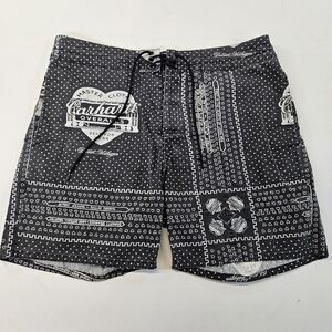 Carhartt Work In Progress Slam Jam Bandana Float Swim Trunks Mens Large